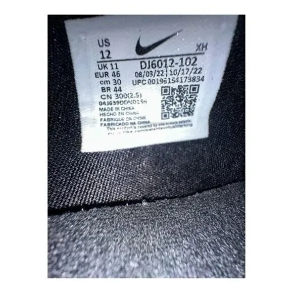 Nike Kyrie Low 5‎ (V) DJ6012-102 White Wolf Grey Black Men's Size 12 NEW WOB