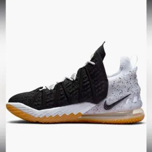 Nike Lebron 18 Checkmate Black Gum Sneakers