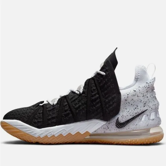 Nike Lebron 18 Checkmate Black Gum Sneakers