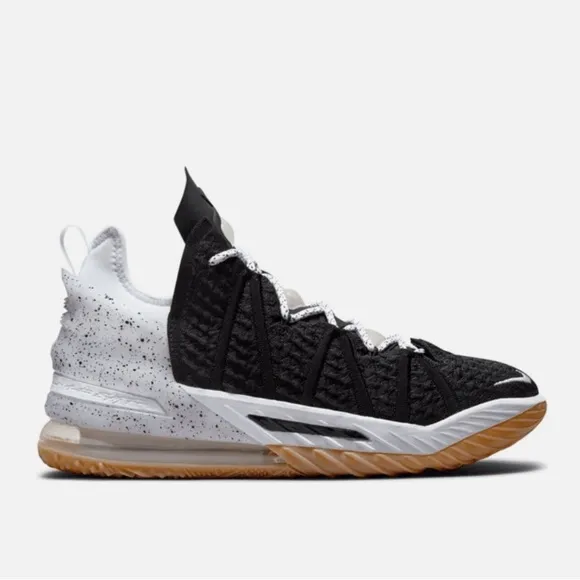 Nike Lebron 18 Checkmate Black Gum Sneakers