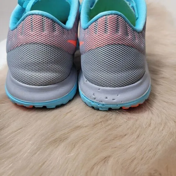 Nike Lite Run 2 Womens Running Shoes Sneakers Turquoise Gray Size 9