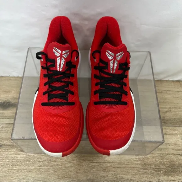 Nike Mamba Fury Red Basketball Sneakers Size 5