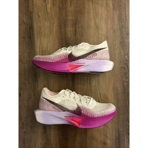 Nike Men 11.5 ZoomX VaporFly Next% 3 White Vivid Purple Running Shoes DV4129-104