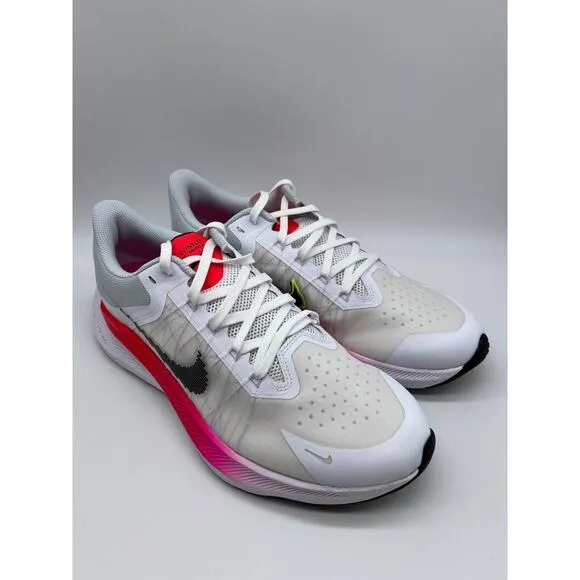Nike Men White Air Zoom Winflo 8 Rawdacious CW3419-100 Running Shoes Sz 9.5 NEW.