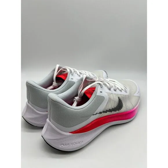 Nike Men White Air Zoom Winflo 8 Rawdacious CW3419-100 Running Shoes Sz 9.5 NEW.
