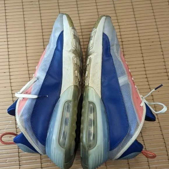 Nike Mens Air Max 2090 CT1091-101 Blue Running Shoes Sneakers Size 12