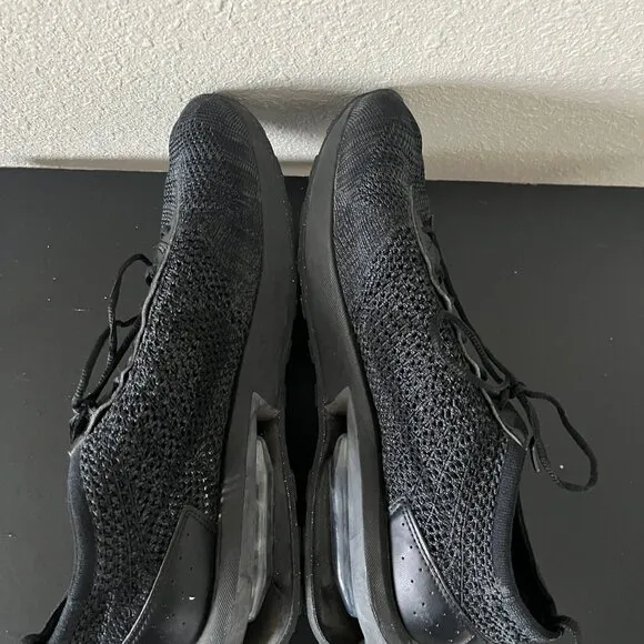 Nike Men's Air Max Black Flyknit Racer Shoes Sneakers Size 10.5 Style FD2764-001