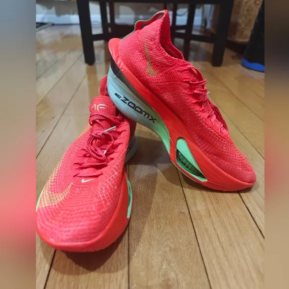 Nike Mens Air Zoom Alphafly Next Percentage 3 Orange Running Shoes Sneakers 9.5