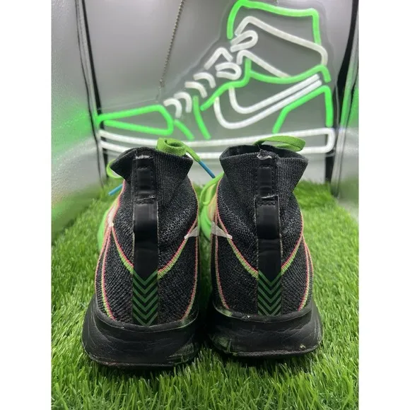 Nike Mens Free Train Force Flyknit 833275-013 Green Running Shoes Sneakers Sz 12