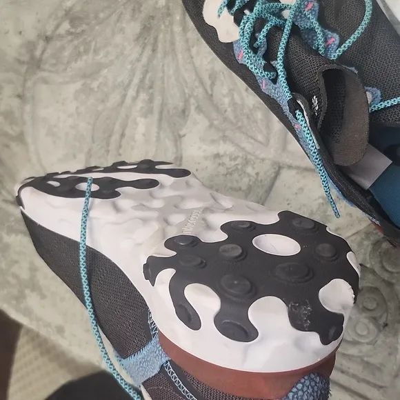 Nike Mens React Element 55 SE Anthracite Blue Fury Sneakers CD2153-001 Size 9.5