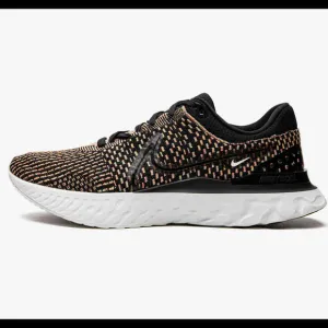 Nike Mens React Infinity Fk 3 Black Running Shoes 10.5