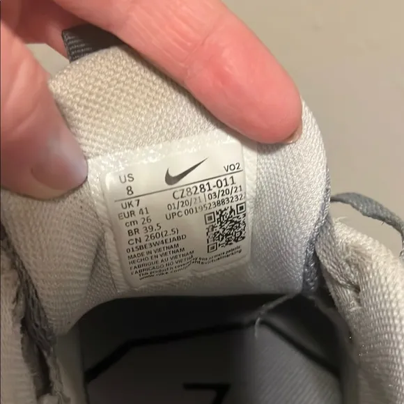 Nike Metcom 7 Gray Mens Sz 8 Training Running Shoes