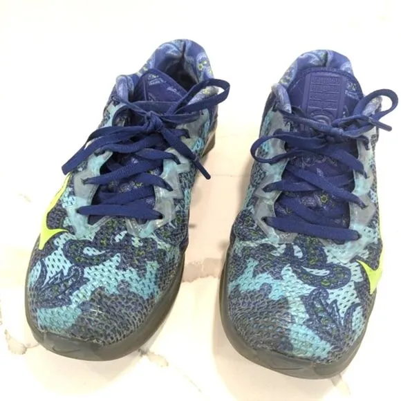 Nike Metcon 6 AMP Mens Running Trainers CZ0602 Sneakers Shoes blue  Paisley 11.5