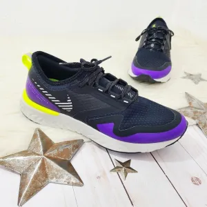 Nike Odyssey React 2 Shield Voltage Purple Black Sneakers Neon Women's Size 9