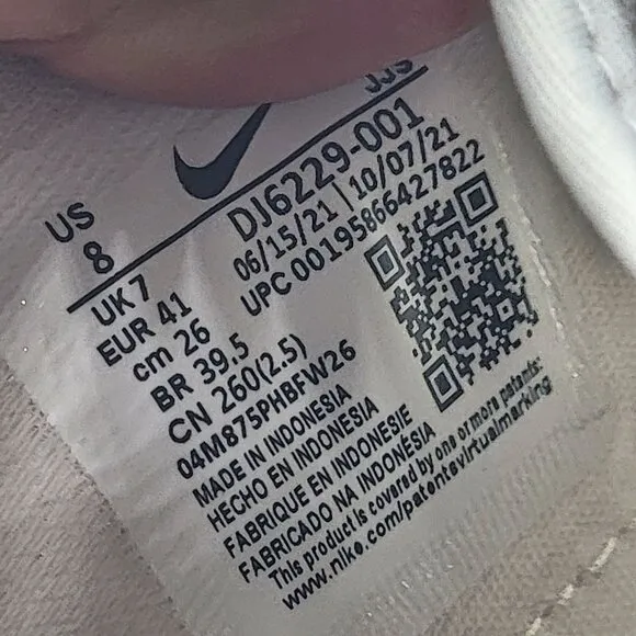 Nike Offline 2.0 Mens 8 Gray Sandals Summer Casual Walking Outdoors DJ6229-001