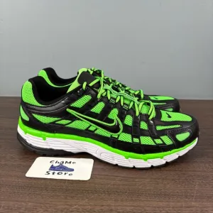 NIKE P-6000 RUNNING SHOES CD6404 300 Green Strike Black Metallic Men’s Size 9.5