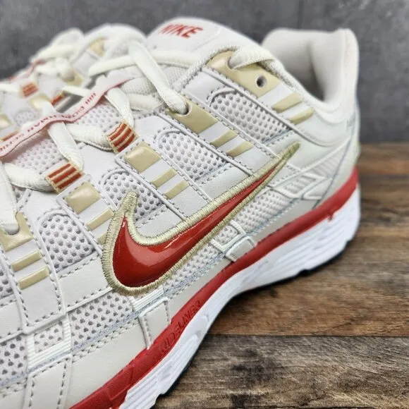 Nike P-6000 Size 8 Mens Phantom Dragon Red White Black Casual Shoes Sneakers