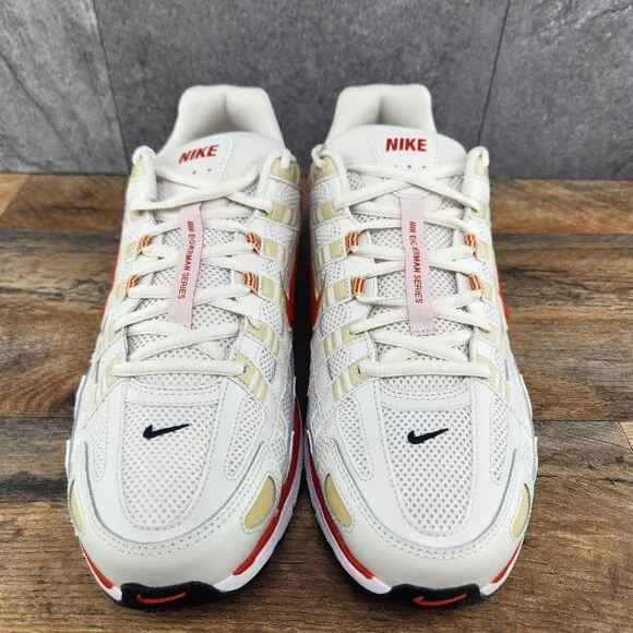 Nike P-6000 Size 8 Mens Phantom Dragon Red White Black Casual Shoes Sneakers