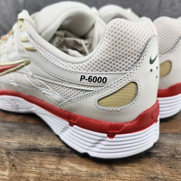 Nike P-6000 Size 8 Mens Phantom Dragon Red White Black Casual Shoes Sneakers