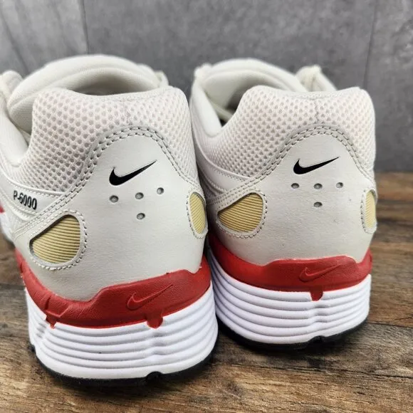 Nike P-6000 Size 8 Mens Phantom Dragon Red White Black Casual Shoes Sneakers