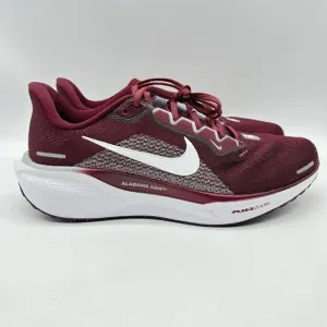 Nike Pegasus 41 Alabama A&amp;M Bulldogs Running Shoes Red Men's Size 8 FZ5101-600