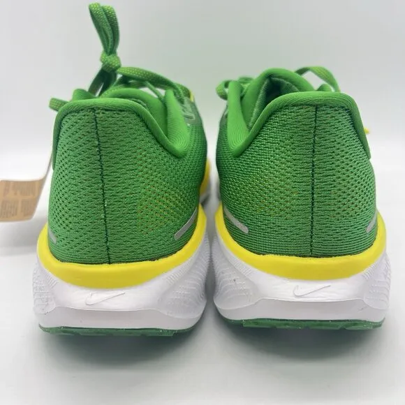 Nike Pegasus 41 Oregon Ducks Running Shoes Green Yellow Men's Size 8 FZ5138-300