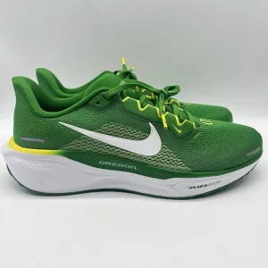 Nike Pegasus 41 Oregon Ducks Running Shoes Green Yellow Men's Size 8 FZ5138-300