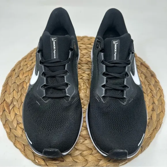 NIKE Pegasus 41 Running Shoes Black White Size 10 Men's