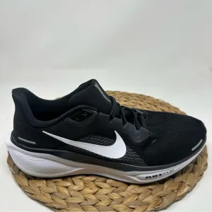 NIKE Pegasus 41 Running Shoes Black White Size 10 Men's