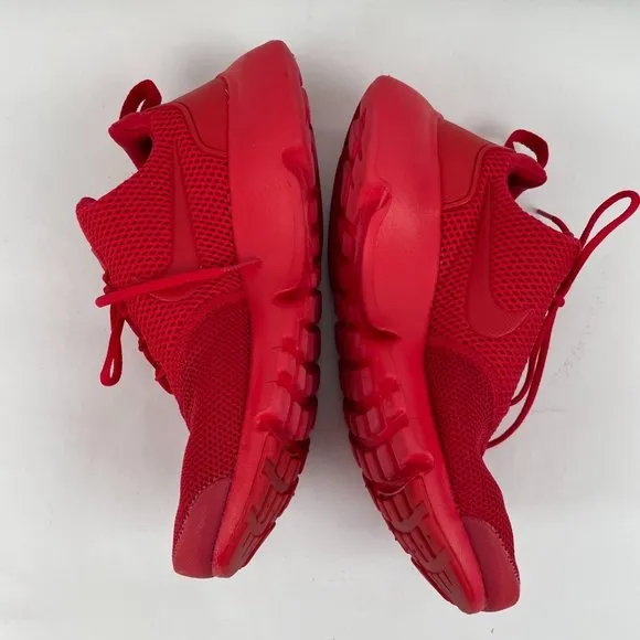 Nike Presto Fly Big 913966-600 Triple Red Running Shoes  6Y 6 Youth