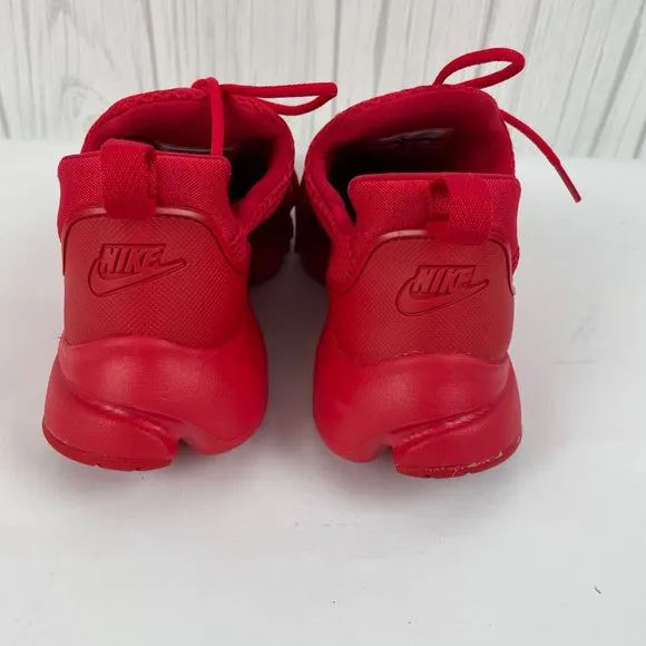 Nike Presto Fly Big 913966-600 Triple Red Running Shoes  6Y 6 Youth