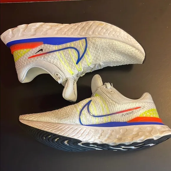 Nike React Infinity Men’s Run FK 3 Pure Platinum Sneaker Shoe Size 12