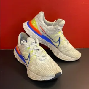 Nike React Infinity Men’s Run FK 3 Pure Platinum Sneaker Shoe Size 12
