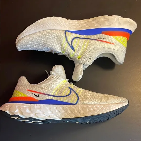 Nike React Infinity Men’s Run FK 3 Pure Platinum Sneaker Shoe Size 12