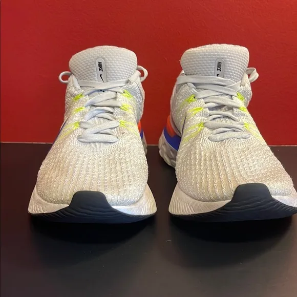 Nike React Infinity Men’s Run FK 3 Pure Platinum Sneaker Shoe Size 12