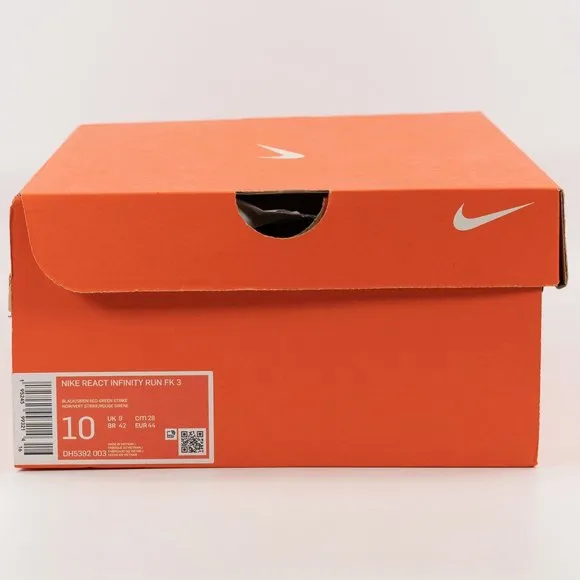 Nike React Infinity Run Flyknit 3 'Black Siren Red' DH5392-003 Running Jogging