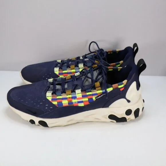 Nike React Sertu THE10TH Multi-Color Men's running shoes size 11.5 Blue