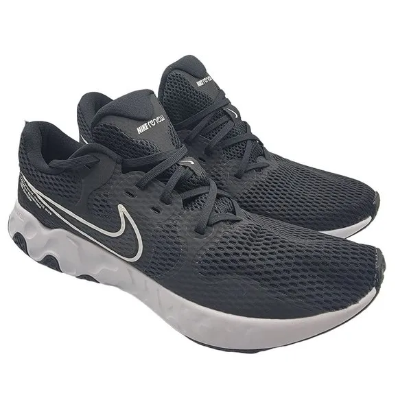 Nike Renew Ride 2 Mens Size 14 Running Shoes Black White CU3507-004