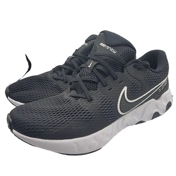 Nike Renew Ride 2 Mens Size 14 Running Shoes Black White CU3507-004