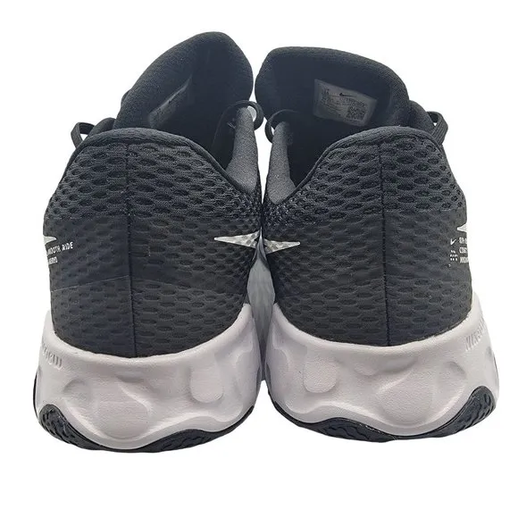 Nike Renew Ride 2 Mens Size 14 Running Shoes Black White CU3507-004
