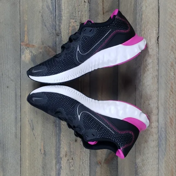 Nike Renew Running Shoes Black Pink