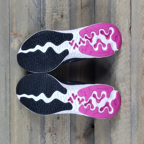 Nike Renew Running Shoes Black Pink