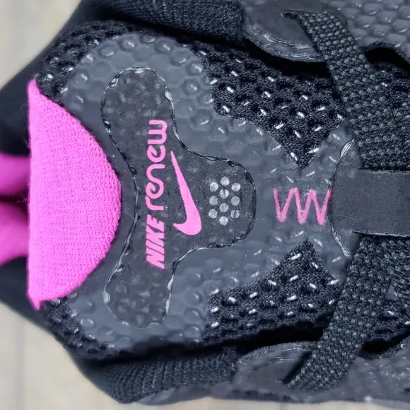 Nike Renew Running Shoes Black Pink