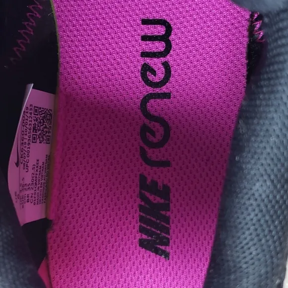 Nike Renew Running Shoes Black Pink