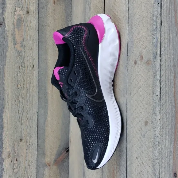 Nike Renew Running Shoes Black Pink