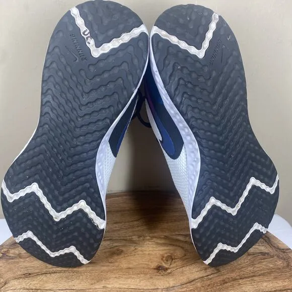Nike Revolution 5 White Valerian Blue Womens White Blue Size 9.5 Running Shoes
