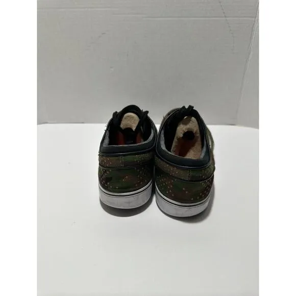 Nike SB Stefan Janoski Green Camo size 11.5 705190-216 Shoes Sneakers Sk8 RARE