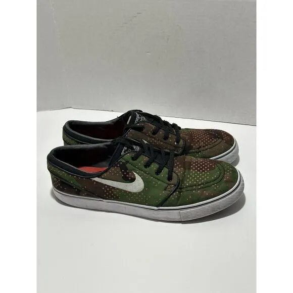 Nike SB Stefan Janoski Green Camo size 11.5 705190-216 Shoes Sneakers Sk8 RARE
