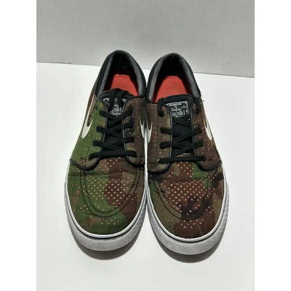 Nike SB Stefan Janoski Green Camo size 11.5 705190-216 Shoes Sneakers Sk8 RARE