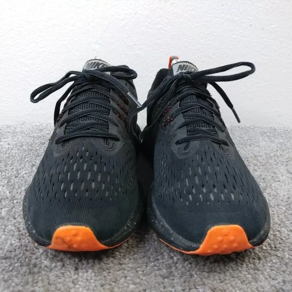 Nike Shield Zoom Winflo 4 Mens 8 Running Shoes Black Low Top Sneaker 921704-001